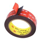 3M Double Sided Mounting Tape, 3M5952 Heavy Duty VHB Foam Adhesive 1/4"x15.4 FT for Indoor Outdoor, LED Strip Lights, Automotive Trim & Home Office Décor, Waterproof & Industrial Grade,1/4” x 15.4 FT